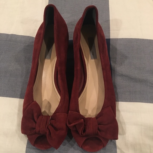 cute burgundy heels